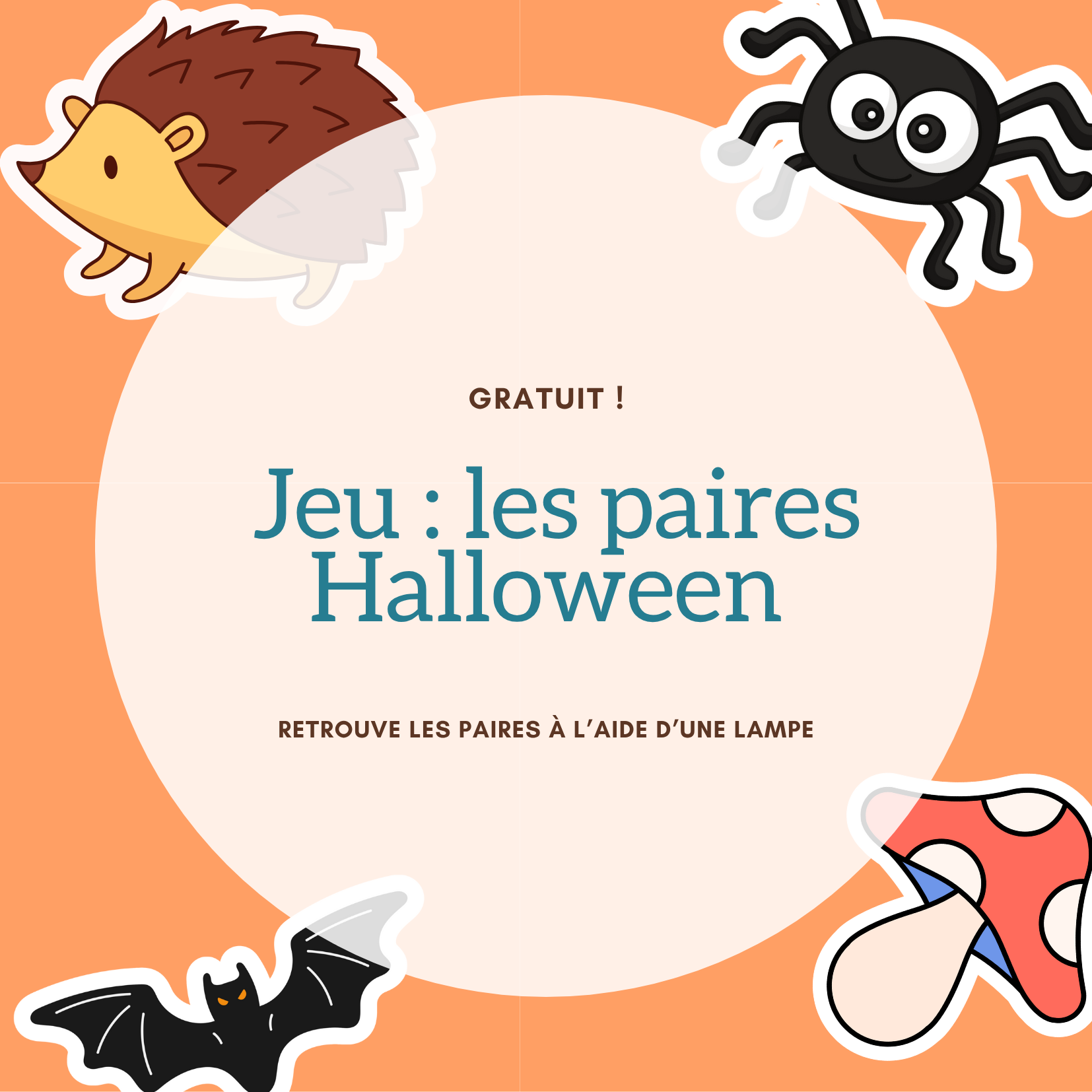 jeu gratuit les paires Halloween